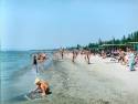 Пляж базы отдыха Березка